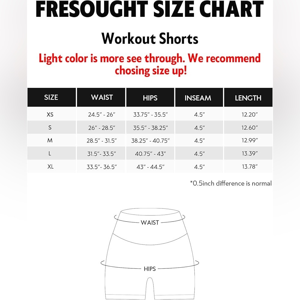 FRESOUGHT Workout GymButr Scrunch Tummy Control High Waisted Shorts Pink - Picture 5 of 8
